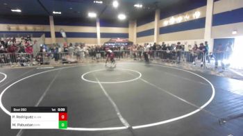 123 lbs Consi Of 8 #2 - Pablito Rodriguez, Alamosa vs Michael Pabustan, Grindhouse WC