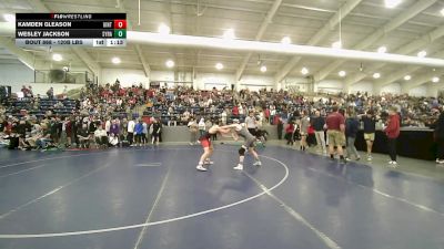 120B lbs Quarters - Wesley Jackson, Syracuse vs Kamden Gleason, Uintah