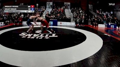 71kg Champ. Round 1 - Brealey Peters, Guelph Wrestling Club vs Grant Keeler, Saskatoon Junior Huskies