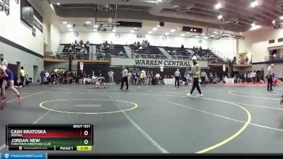 152 lbs Cons. Round 2 - Jordan New, Yorktown Wrestling Club vs Cash Kratoska, Indiana