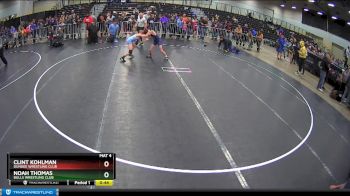 78 lbs Semifinal - Clint Kohlman, Dundee Wrestling Club vs Noah Thomas, Bulls Wrestling Club