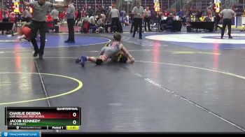 110 lbs Quarterfinal - Charlie Desena, Lake Highland Prep School vs Jacob Kennedy, St Anthonys