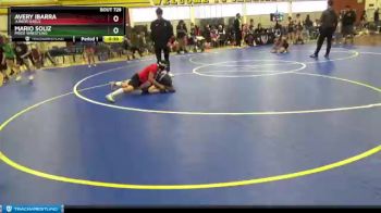 110 lbs Round 1 - Avery Ibarra, Junior Gaels vs Mario Soliz, Pride Wrestling