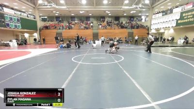 106 lbs Semifinal - Dylan Magana, Poway vs Joshua Gonzalez, Murrieta Valley