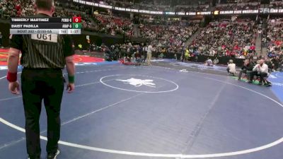 G155-5A Semifinal - Daisy Padilla, Arapahoe Girls vs Timberly Martinez, Pomona Girls