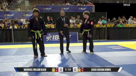 Lucas Louzada Gomes vs Marshall William Black 2026 Pan Kids Jiu-Jitsu IBJJF Championship