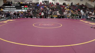 106 lbs Semifinal - Lincoln Valdez, Pomona vs Connor Maddox, Westfield
