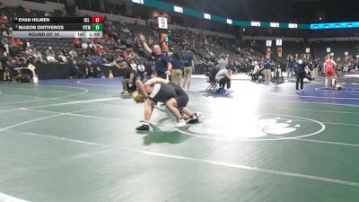 175 lbs Round Of 16 - Evan Hilmen, Del Oro (SJ) vs Mason Ontiveros, Pitman (SJ)