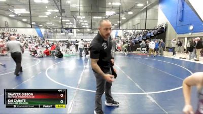 70 lbs Cons. Round 3 - Sawyer Gibson, Fremont Wrestling Club vs Kai Zarate, Box Elder Stingers