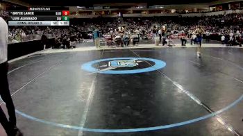 4A 114 lbs Cons. Round 3 - Luis Alvarado, Silver vs Bryce Lance, Bloomfield
