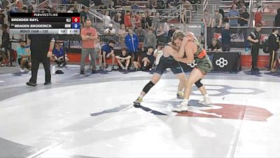 138 lbs Champ. Round 3 - Brenden Rayl, Illinois vs Braden Broderick, Machine Shed Wrestling