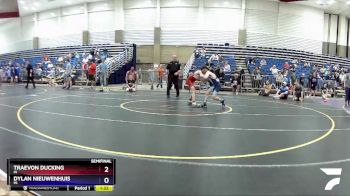 87 lbs Semifinal - Traevon Ducking, IN vs Dylan Nieuwenhuis, MI