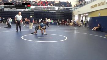 141 lbs Cons. Round 2 - Imanuel Flores, Cerritos College vs Steven Marin, Chabot College