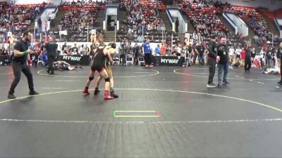 95 lbs Cons. Semi - Cade Troupe, Cedar Springs WC vs Jonah Busen, Falcon WC (SMCC)