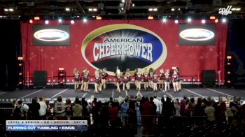 Flipping Out Tumbling - KINGS [2026 L4 Senior - D2 - Medium Day 2] 2026 Cheer Power Grand Nationals