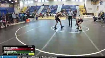 132 lbs Round 6 (8 Team) - David Hanson, Free-Buch-Creek #2 vs Carson Estrada, Team Osceola