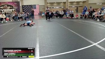 92 lbs Round 2 (8 Team) - Alexander Whitted, Cleveland Wrestling vs Odin Harrell, Soddy Daisy WA