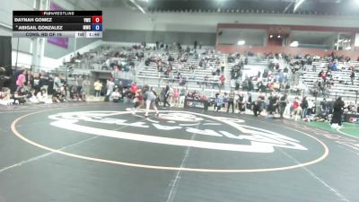 53 kg Cons. Rd Of 16 - Daynah Gomez, Valiant Wrestling Club vs Abigail Gonzalez, Miami Wrestling Club