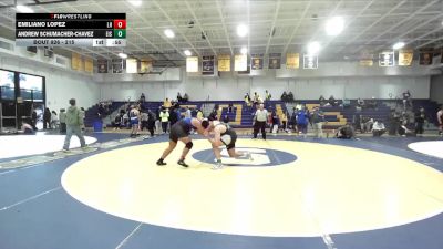 215 lbs Cons. Round 3 - Andrew Schumacher-chavez, Eisenhower vs Emiliano Lopez, La Habra