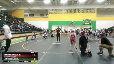 75 lbs Round 4 - Thomas Jones, Fort Stewart Wrestling vs Marcus Ruzek Jr., Backyard Brawlers