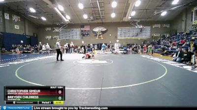 125-132 lbs Round 3 - Christopher SImeur, Whatcom Wrestling Academy vs Breyden Childress, Washington