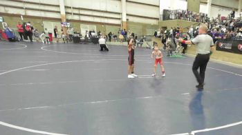 53 lbs Cons. Round 2 - Ayden Bobadilla, Aviator Wrestling Club vs Sawyer Evans, Team Prestige Wrestling