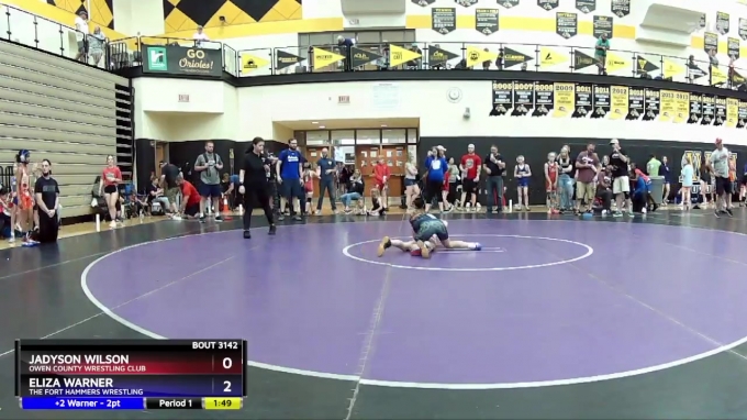 75-81 lbs Round 3 - Jadyson Wilson, Owen County Wrestling Club vs Eliza ...