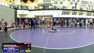 75-81 lbs Round 3 - Jadyson Wilson, Owen County Wrestling Club vs Eliza Warner, The Fort Hammers Wrestling