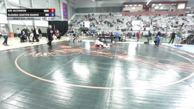 76 kg Cons. Rd Of 32 - Ari Jacobson, Wrestling Rhinos Wrestling Club vs EliAnna Santos-Banks, NWK Wrestling Academy