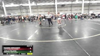 110 lbs Cons. Round 2 - Adrian Palomo, Wood River Middle School vs Madden Hernandez, Sublime Wrestling Academy