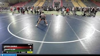 100-101 lbs Round 2 - Teegan Allen, CO vs Jaydon LeNoble, WI