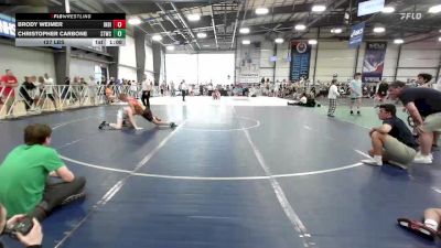 127 lbs Rr Rnd 2 - Brody Weimer, Indiana Outlaws Gold vs Christopher Carbone, Shore Thing Beach