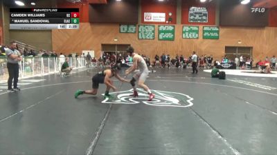 157 lbs Cons. Round 4 - Manuel Sandoval, East Los Angeles College vs Camden Williams, Bakersfield College