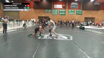 157 lbs Cons. Round 4 - Manuel Sandoval, East Los Angeles College vs Camden Williams, Bakersfield College