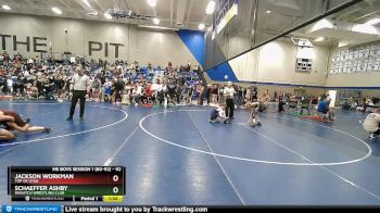 92 lbs Quarterfinal - Jackson Workman, Top Of Utah vs Schaeffer Ashby, Wasatch Wrestling Club