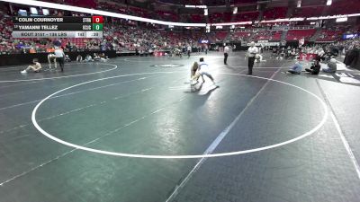 138 lbs Cons. Sub-quarters - Colin Cournoyer, Stratford vs Yamanni Tellez, Kenosha St Joseph