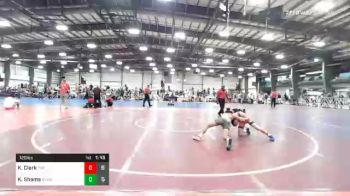 120 lbs Prelims - Kiddren Clark, Tiger Wrestling Club vs Kayvan Shams, Buffalo Valley Blue