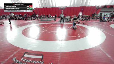 USA Junior Boys - 165 lbs 1st Place Match - Spencer Madsen, Askren Wrestling Academy vs Brody Seese, Askren Wrestling Academy