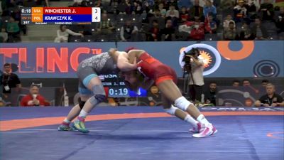 55 kg Gold - Jacarra Winchester, USA vs Katarzyna Krawczyk, POL