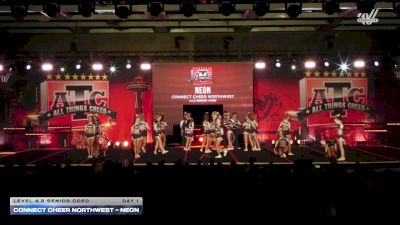 Connect Cheer Northwest - Neon [2026 L4.2 Senior Coed Day 1] 2026 ATC Grand Nationals