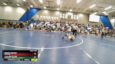 67 lbs Semifinal - Nixon Newby, Westlake vs Cullen Eller, Sanderson Wrestling Academy