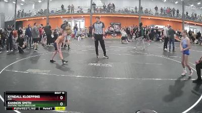 80 lbs Round 1 - Kannon Smith, Eastside Youth Wrestling vs Kyndall Kloepping, C2X