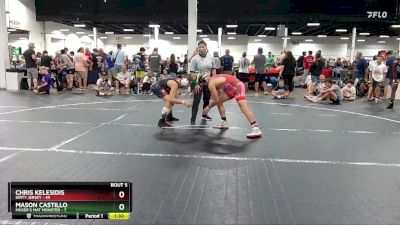 130 lbs Round 2 (6 Team) - Chris Kelesidis, Dirty Jersey vs Mason Castillo, Moser`s Mat Monster