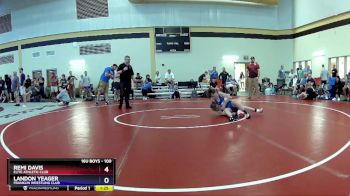 100 lbs Cons. Round 2 - Remi Davis, Elite Athletic Club vs Landon Yeager, Franklin Wrestling Club