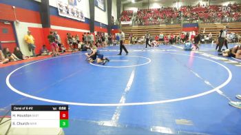 92 lbs Consi Of 8 #2 - Henry Houston, Bartlesville Junior High vs Stryker Church, Berryhill High School