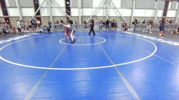 86-95 lbs Round 2 - Nathaniel Haller, Big Cat Wrestling Club vs Ayla Rickel, Team Aggression Wrestling Club