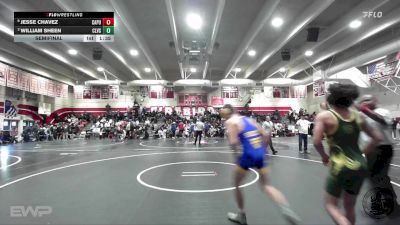 126 lbs Semifinal - Jesse Chavez, Capuchino vs William Sheen, Clovis