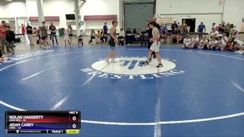 125 lbs Placement Matches (8 Team) - Nolan Haggerty, Ohio Red vs Adam Carey, Iowa