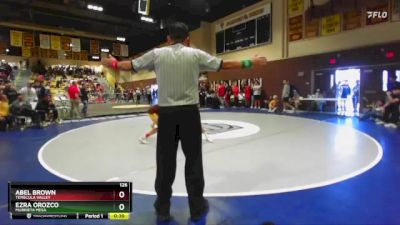 126 lbs Cons. Round 3 - Ezra Orozco, Murrieta Mesa vs Abel Brown, Temecula Valley