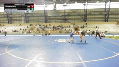 141A lbs Rr Rnd 3 - Tyson Peach, Sdsu vs Michael Olson, Ndsu